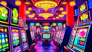 Menangkan slot online dengan mesin slot warna-warni di kasino virtual yang ramai.