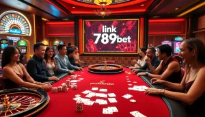 Engage with the thrill at 789bet link with vibrant casino games and a luxurious setting.