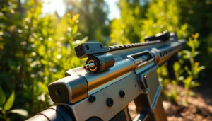 View of forced reset trigger ar 15 demonstrating its advanced mechanism and design.