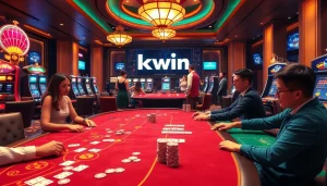KKWIN brings excitement to the casino with immersive gambling experiences, showcasing vibrant tables and stunning slot machines.