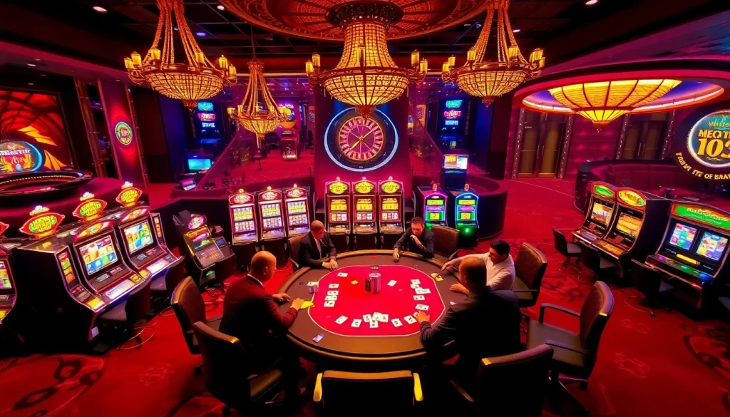 Experience the thrill of agen toto slot with vibrant slot machines and intense poker gameplay.