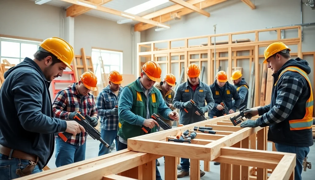 Students learning at construction trade schools in texas develop practical skills with hands-on training.