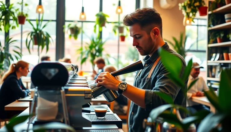 Visiting a coffeeshop espagne with customers enjoying delicacies and coffee.