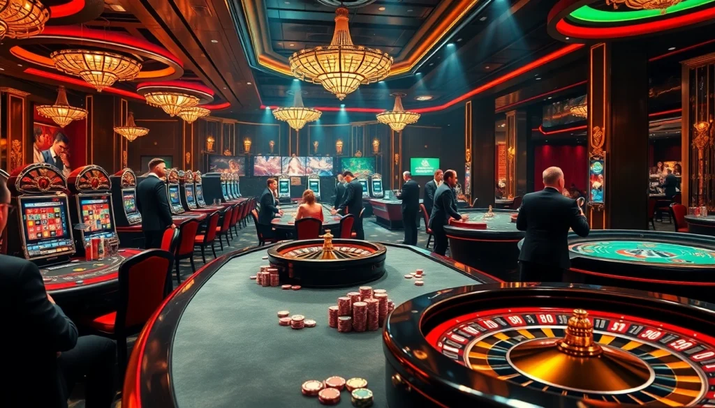 Engaging gamblers enjoy a lively scene at https://rr88.wales/ with poker and roulette excitement.