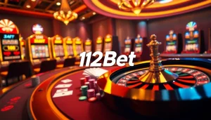 Experience excitement at 12bet's luxurious online casino with vibrant gaming interfaces and engaging roulette.