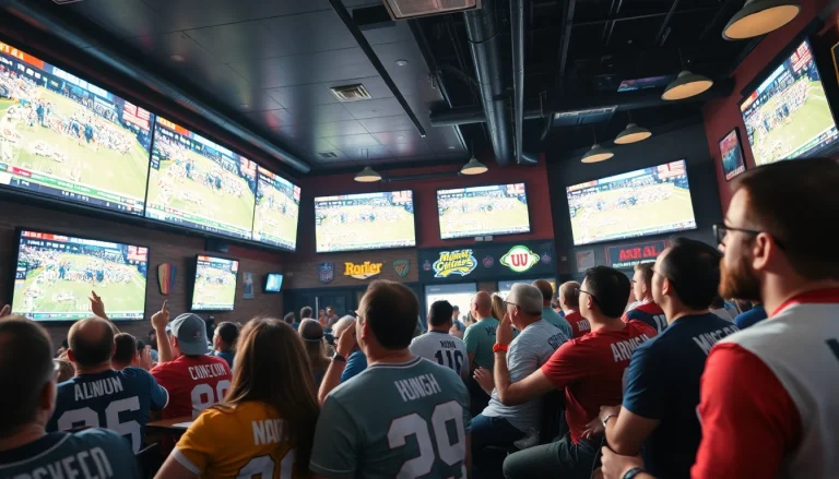 Engaging atmosphere of Alabama sports betting with enthusiastic fans enjoying a game.