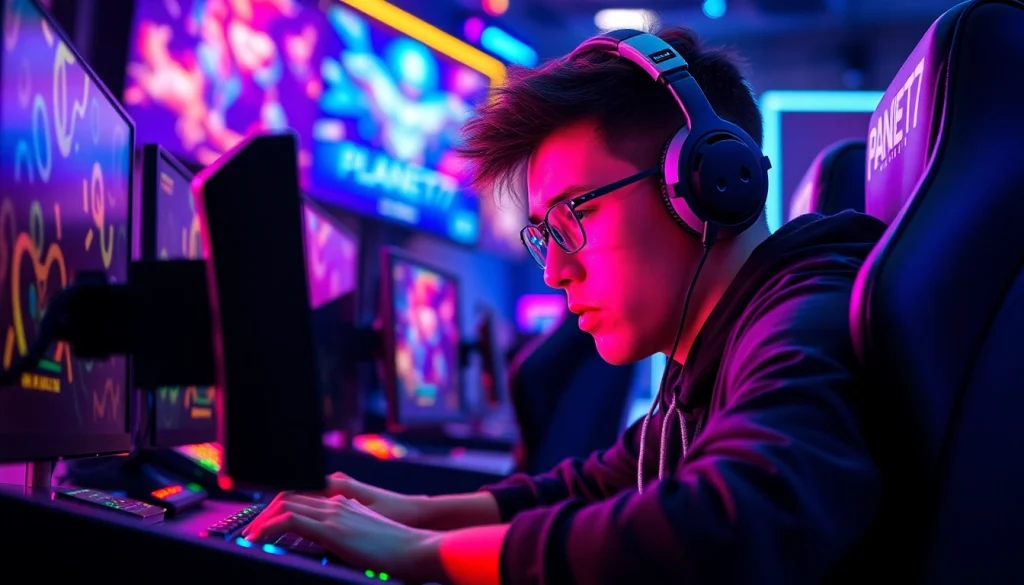 Menikmati pengalaman seru dalam permainan PLANET77 game dengan konsentrasi penuh.