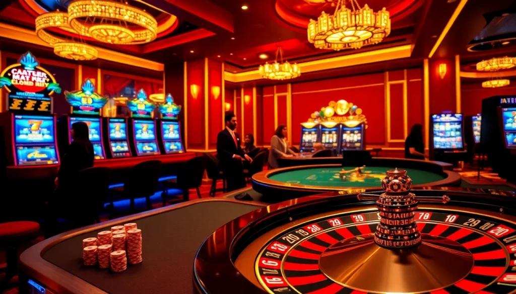 Rasakan sensasi login slot Dewanaga89 di meja kasino yang elegan, dipenuhi chip-chip berwarna cerah.