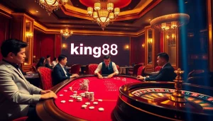 Experience high-stakes poker action at king88 casino with luxurious ambiance and professional dealers.
