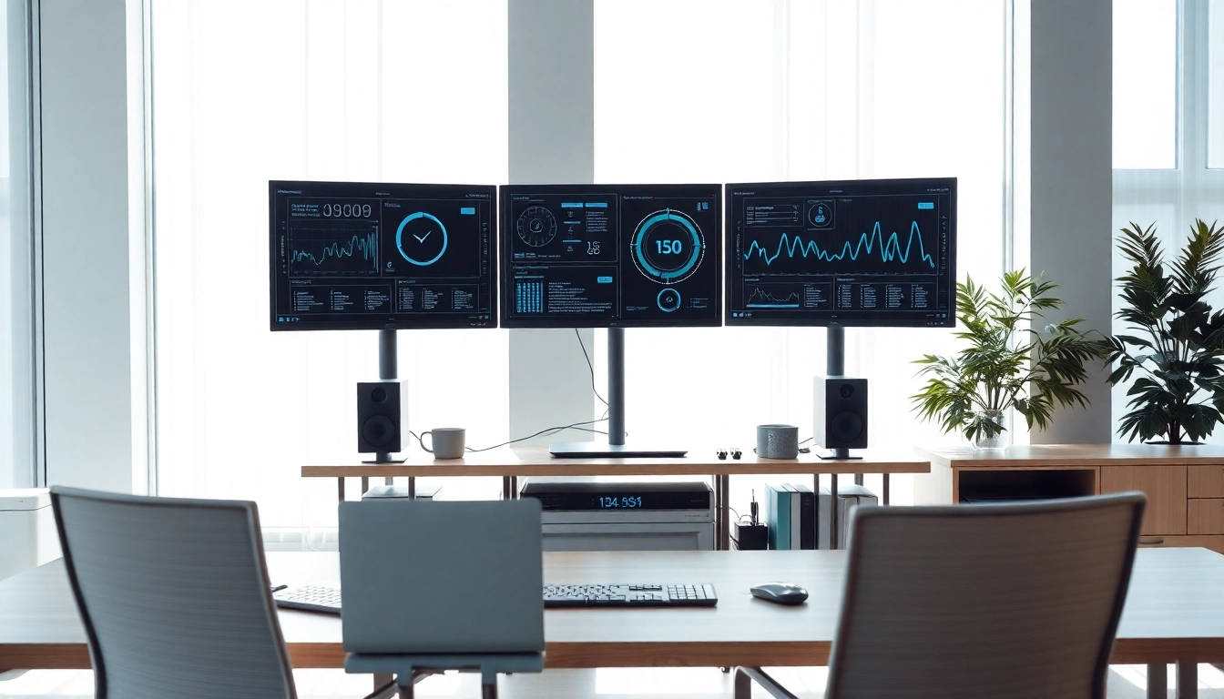 Showcase of das 140 in a modern workspace with technology and natural light.