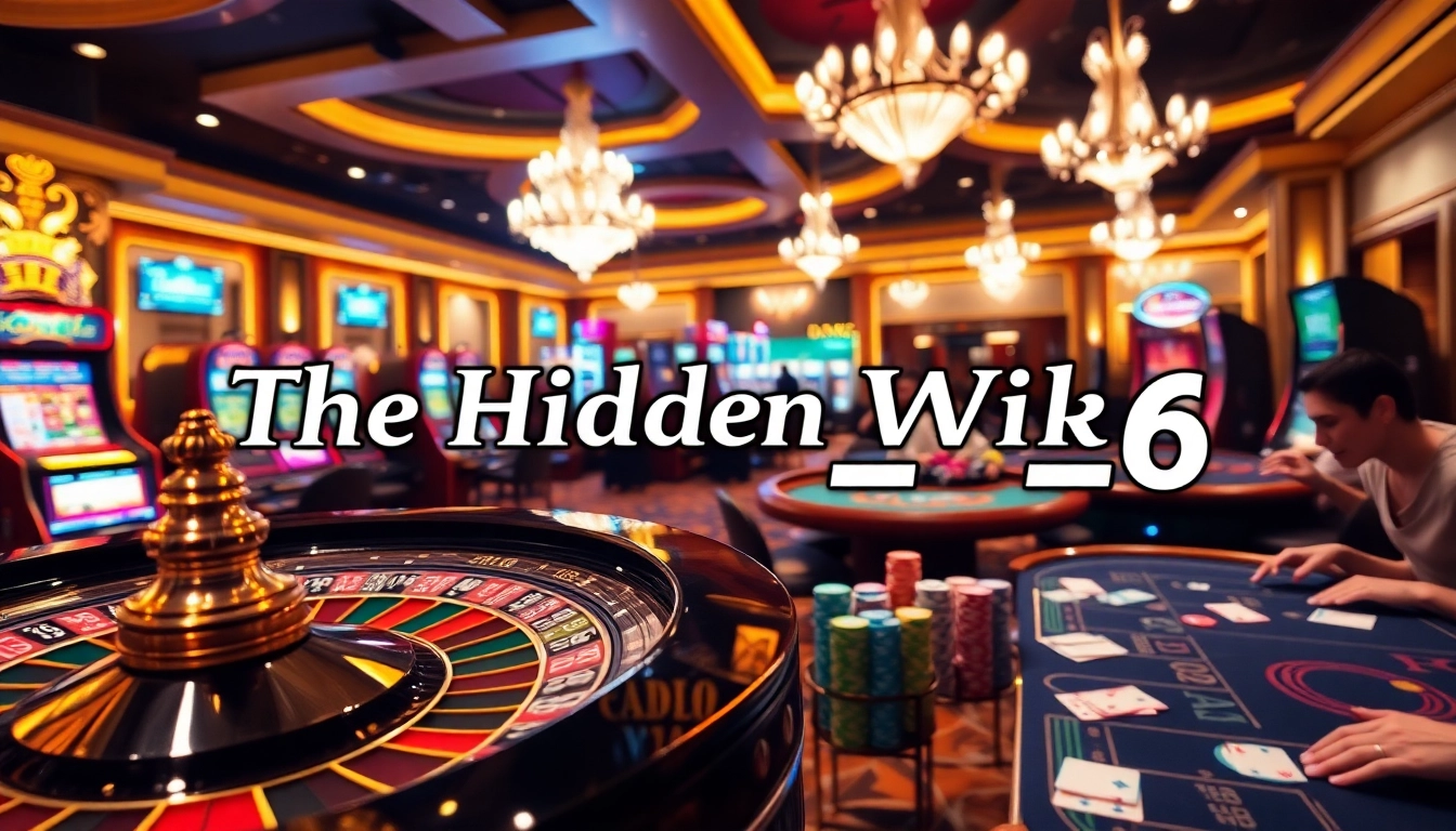 Experience the excitement of casino gaming on The Hidden Wiki 2026 with vibrant tables and thrilling gameplay.