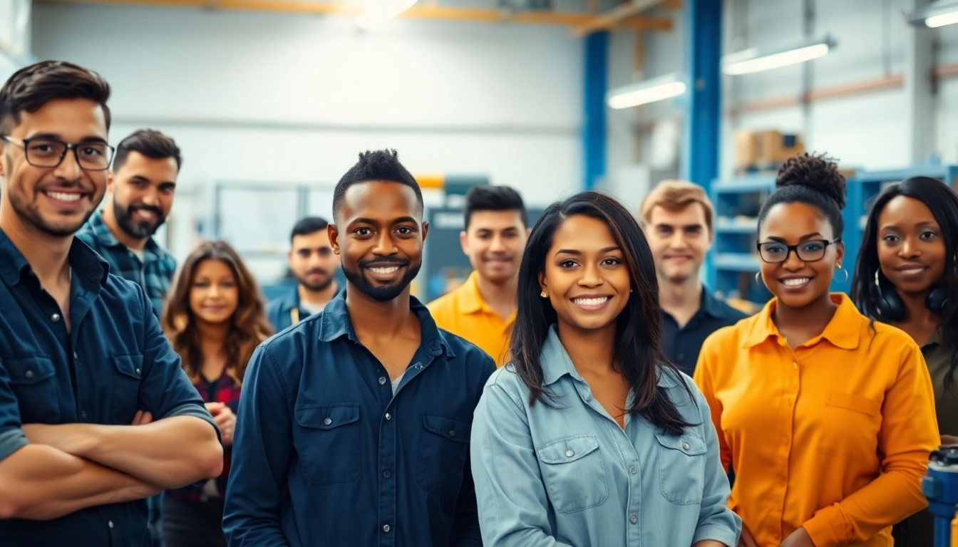 Students participating in practical training at an abc trade school.