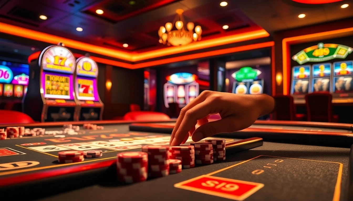 Engage with the trang chủ thabet online casino experience featuring vibrant tables and thrilling gameplay.