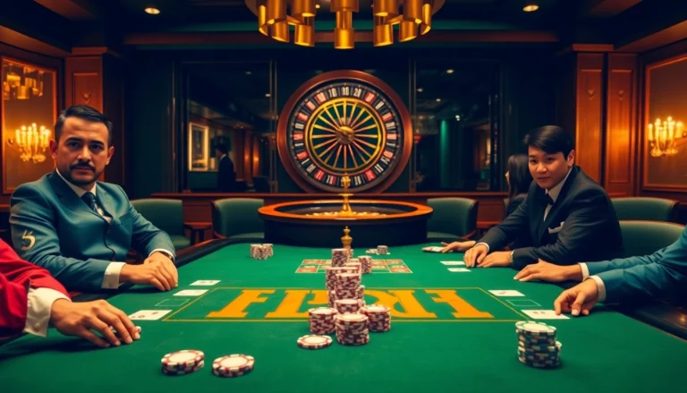 Experience the excitement of gambling at hay.win with a luxurious poker game setting.