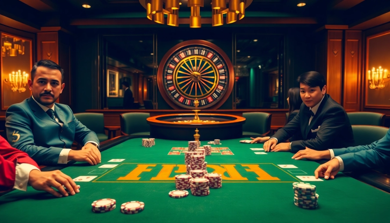 Experience the excitement of gambling at hay.win with a luxurious poker game setting.
