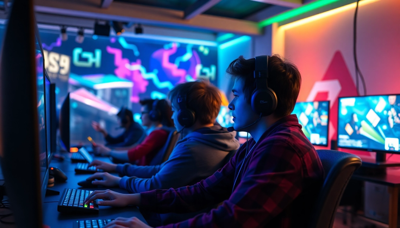 1win onlayn oyunlar mühitində gənclər oyuna cəlb olmuş vəziyyətdə.