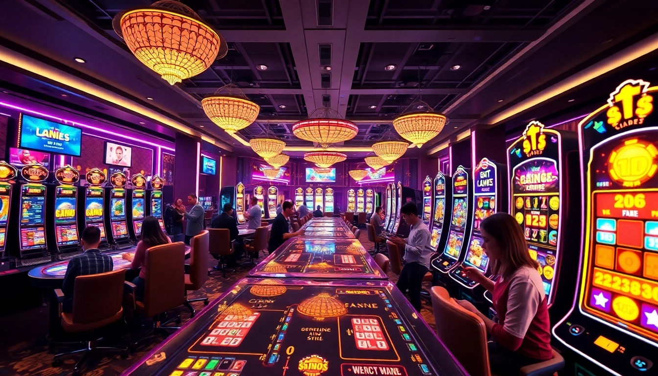 Experience the excitement of online gaming at luck8win.live, featuring vibrant casino scenes and engaging gameplay.