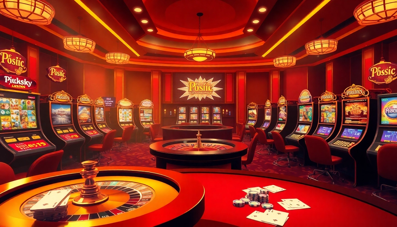 Experience the thrilling world of Phsky casino with vibrant gaming options and luxurious ambiance.