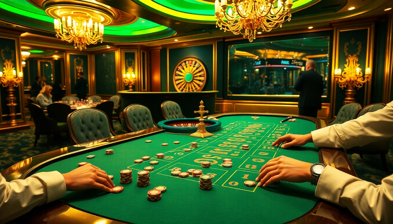 The hidden wiki showcases luxury casino gameplay with blackjack and roulette, radiating excitement.