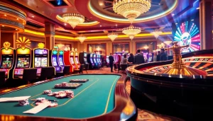Players testing their luck at luxury casino tables featured on https://lc88.jpn.com/, engaging in exhilarating games.
