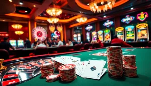 Experience the thrill of Nhà cái KK55 with exciting casino action featuring roulette and poker excitement.