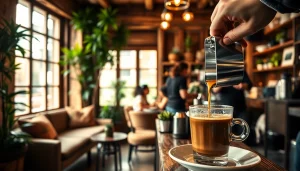 Indulge in a relaxing experience at the Cannabis Coffee Shop Madrid, with expertly crafted cannabis coffee.