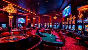 Gamblers enjoy the excitement of the top club roulette table in a luxurious casino.