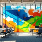 Przemień swoją przestrzeń za pomocą oszałamiających muralów ściennych przy użyciu technologii druk ścienny dla unikalnych projektów wnętrz.