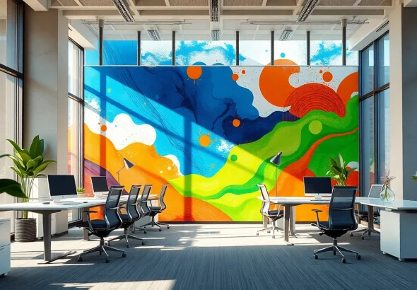 Przemień swoją przestrzeń za pomocą oszałamiających muralów ściennych przy użyciu technologii druk ścienny dla unikalnych projektów wnętrz.