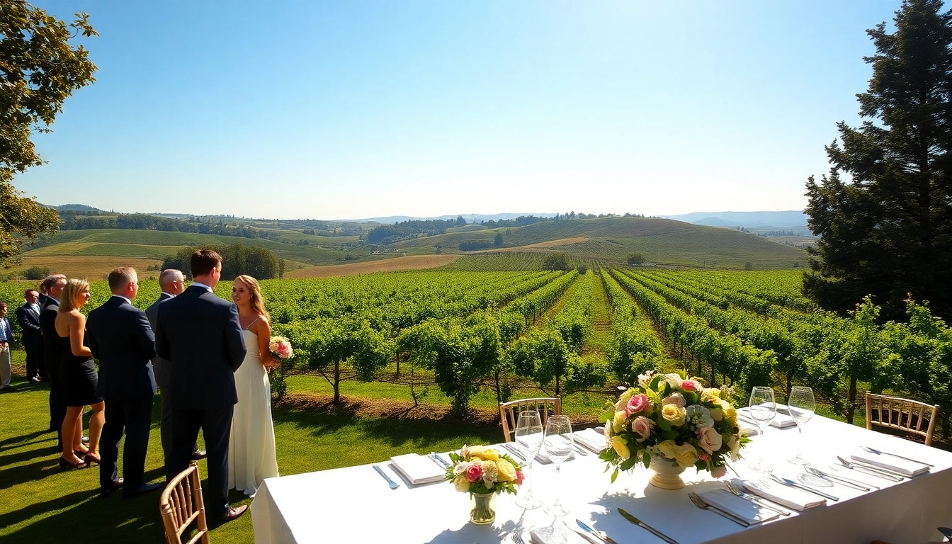 Celebrate at northern california wedding venues with stunning vineyard scenery and elegant decor.