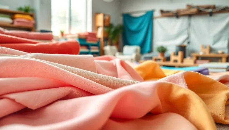 Bekijk verschillende 100% katoen stoffen met diverse kleuren en texturen