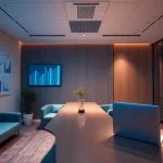 Profesjonalne biuro księgowe w Mieście Poznań z prezentacją wykresów finansowych i przyjazną przestrzenią.