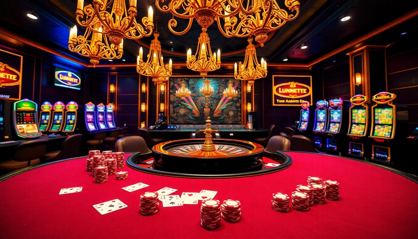 Experience the excitement of shbet with vibrant casino tables and spinning roulette wheels.