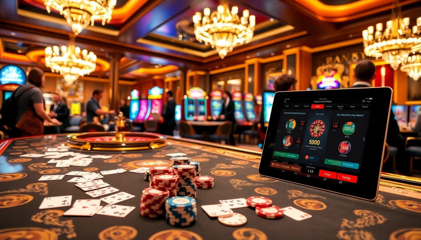 Vivez l'excitation du meilleur casino en ligne avec des tables vibrantes, des jetons et une action en direct.