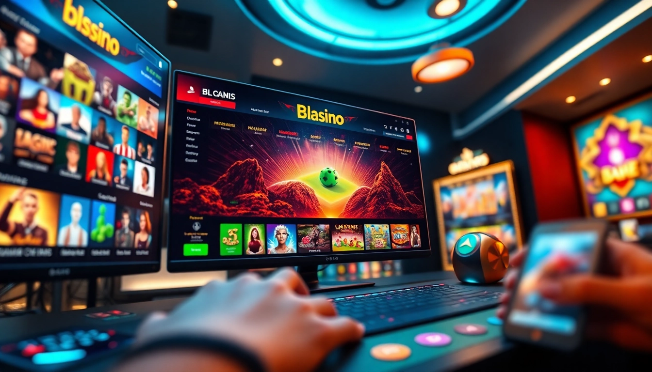 Bl555 online gaming platform interface showcasing vibrant casino games and live sports betting options.