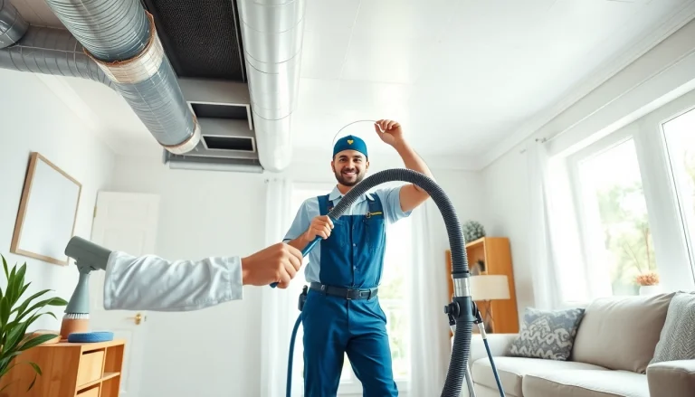 Air Duct Cleaning Service technician using advanced equipment to improve indoor air quality.